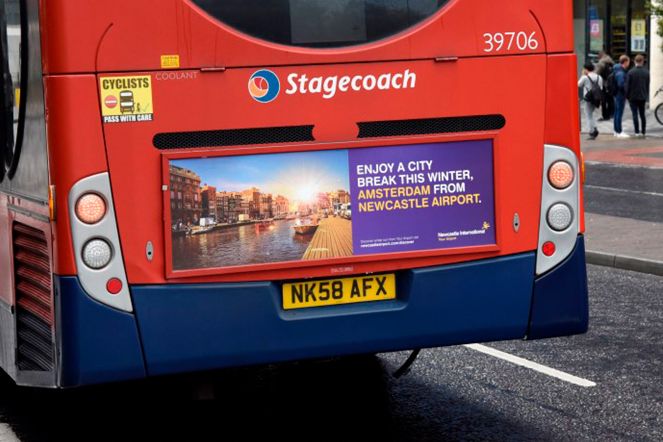 Bus Rear Advertising