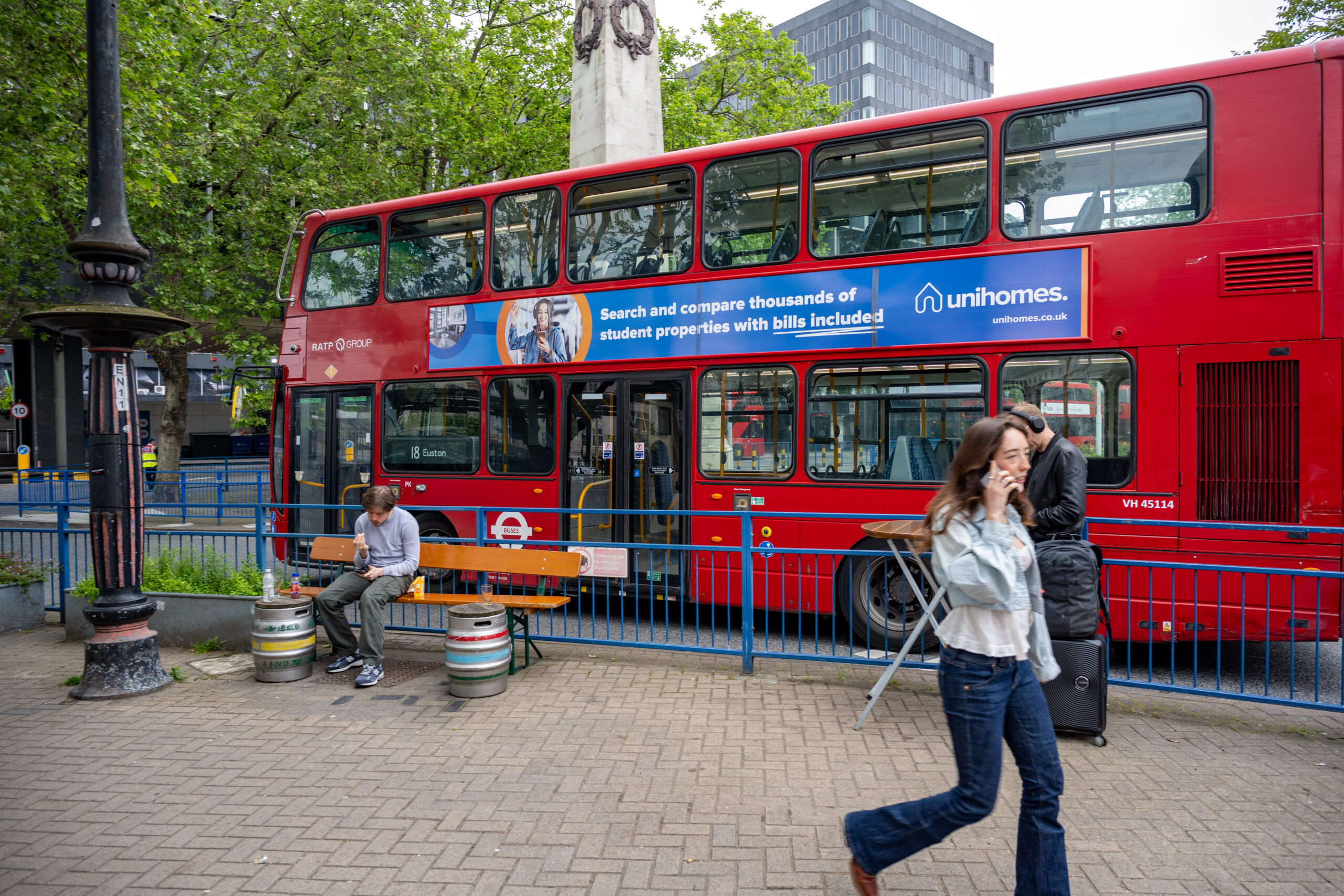 London Bus Advertising Example